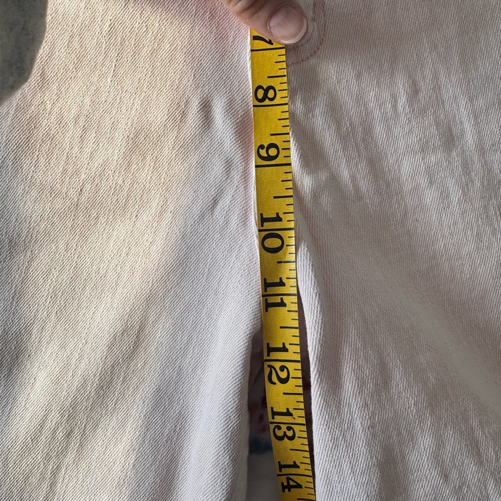 Blush Pink Wide-Leg Jeans - Picture 6 of 7